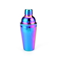 Kit de cocktail de luxe Suisen en argent, shaker à martini, ensemble de barware avec couleur personnalisée, capacité de 350 ml, doseur et infuseur à glace pour cadeau
