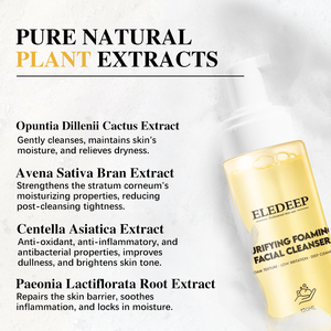 Очищающее пенящееся средство для лица L Purifying Foaming <span class=keywords><strong>Facial</strong></span> Cleanser: очищает/удаляет загрязнения/устраняет избыточное жирное налет/расчищает поры/сужает поры/питает кожу. - Product Image 3