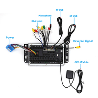 MEKEDE Écran Android 4+64G Car-play Lecteur multimédia audio de voiture automatique 1024*600 Navigation GPS 7 pouces pour Chevrolet Epica Captiva