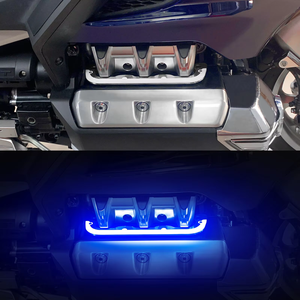 Panneaux de Moteur de Moto LED pour <span class=keywords><strong>Honda</strong></span> <span class=keywords><strong>Goldwing</strong></span> 1800 GL1800 2018-2023 2019 2020 2021 <span class=keywords><strong>2022</strong></span> Jaune/bleu - Product Image 4