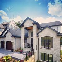 Fenêtre à battant triple vitrage haute performance WEIDUN Haichuan 85 avec système de coulissement pour villa
