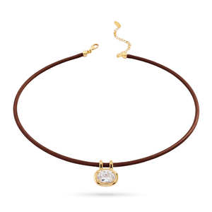 <span class=keywords><strong>Collana</strong></span> EDGE Personalizzata Multicolore con Ciondolo in Oro <span class=keywords><strong>e</strong></span> Accenti in Cristallo, Gioielli Eleganti alla Moda OEM ODM per Donne - Product Image 4