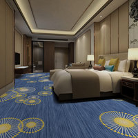 Tapis à poils hauts pour hôtels 5 étoiles Salles de banquets Salons Tapis imprimé mur à mur pour hôtel