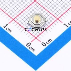 BTS0C0051DMG00 Tactile Switch SMD-4P,5.2x5.2mm Switch Round Button 1.8N Vertical Mount 5.2mm - Product Image 1