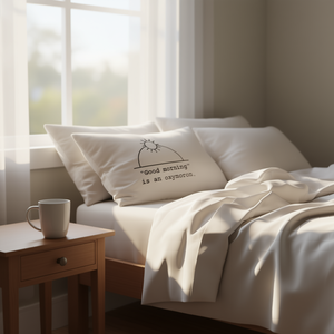 Le t-shirt à manches longues Good Morning Is An Oxymoron est une chemise d'attitude - Product Image 3