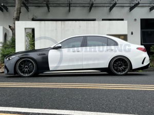 Kit de carrocería para guardabarros de parachoques delantero Clase C para <span class=keywords><strong>Mercedes</strong></span> <span class=keywords><strong>Benz</strong></span> W206 2022 <span class=keywords><strong>2023</strong></span> 2024 2025 actualización a W206 Kit de carrocería de cuerpo ancho <span class=keywords><strong>C63</strong></span> <span class=keywords><strong>AMG</strong></span> - Product Image 4