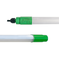 Éclairage LED tubulaire pour élevages de porcs/poulets OEM T8/T10, résistant à la corrosion, sans scintillement, 220V, étanche IP67