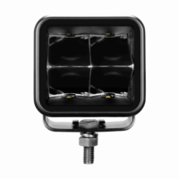 Nouvelle lampe de travail auxiliaire tout-terrain LED Cube Light Spot Beam Black Magic 3,2 pouces 40W 2000LM