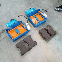 Machine à fabriquer des briques manuelle en Afrique du Sud, mini-machine à fabriquer des blocs creux, prix du fabricant