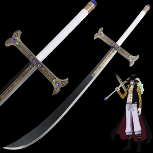 Épée populaire de l'anime <span class=keywords><strong>One</strong></span> <span class=keywords><strong>Piece</strong></span>, Dracule <span class=keywords><strong>Mihawk</strong></span>, accessoire de cosplay, pour collection et décoration - Product Image 1