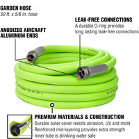Tuyau d'arrosage de jardin en PVC de haute qualité à 3 couches résistant aux ultraviolets pour l'arrosage des pelouses, le lavage de voitures, le nettoyage