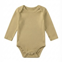 Vente en gros transfrontalière – Nouveau pull unisexe multicolore à manches longues 100 % coton, col enveloppe, fermeture à boutons triangulaires, toutes saisons, pour bébé