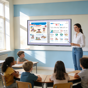 Écran tactile interactif numérique multimédia intelligent haute résolution de 55 pouces pour l'enseignement - Product Image 1