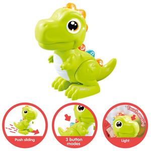 Nuevo diseño Tummy <span class=keywords><strong>Time</strong></span> Baby Toys Musical Dinosaur Toys Infant Baby Crawling Toys con luz - Product Image 4
