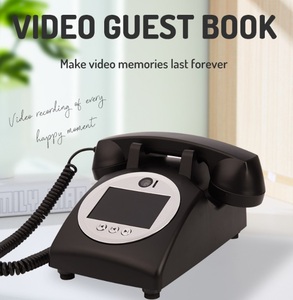 Enregistreur Audio Vidéo 1080p Enregistreur Vidéo Blanc Livre d'or Vidéographe Invité <span class=keywords><strong>Mariage</strong></span> pour Téléphone Livre Vidéographe <span class=keywords><strong>Mariage</strong></span> - Product Image 2