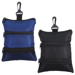 Pochette de golf multifonction en polyester imperméable pour objets de valeur, sac de rangement pour balles et tees de golf, personnalisable en gros pour usine - Product Image 1
