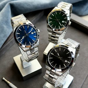 Montre mécanique automatique de luxe Latiris, mouvement automatique, acier inoxydable, 41 mm, cadran en cristal saphir, résistante à l'eau 3 BAR, unisexe - Product Image 1