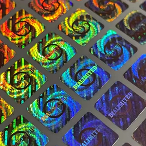 Diseño personalizado diseño de impresión original auténtico impermeable holográfico 3D holograma autenticidad etiqueta adhesiva de seguridad térmica - Product Image 1