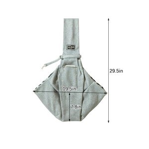 Bolsa de Transporte para Mascotas, Gatos, Cachorros, Viajes al Aire Libre, Bolso de Hombro para Perros, Bolso Tipo Sling de Algodón, Cómodo, Bolso de Mano, Mochila para Gatos - Product Image 2