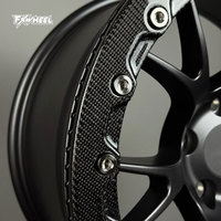 Roues forgées Beadlock 15x10 17x11 Noir brillant 5x115 5x4.75 Fit Charger Scat Pack C6 Z06 Drag Racing Use