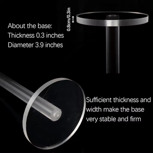 Bougeoir <span class=keywords><strong>en</strong></span> acrylique, pièce maîtresse de table, décoration, bougeoirs, bougeoir <span class=keywords><strong>en</strong></span> acrylique - Product Image 2