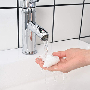 Toallas faciales comprimidas toallitas de manos más gruesas Limpieza facial Suave Toalla de baño comprimida portátil para acampar al aire libre - Product Image 3