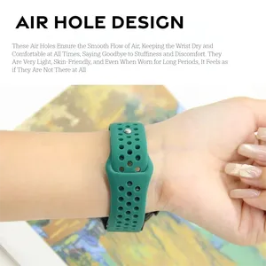 สายรัดข้อมือสำรองสำหรับนาฬิกา redmi <span class=keywords><strong>3</strong></span>สายรัดข้อมือซิลิโคนแบบดูดย้อนกลับอุปกรณ์เสริมสายรัดข้อมืออัจฉริยะสำหรับเล่นกีฬา - Product Image 5