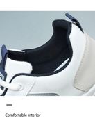 Chaussures de sport pour hommes, baskets confortables à couleurs contrastées, antidérapantes, pour la course à pied et la marche quotidienne