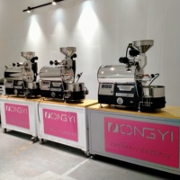 Machine à torréfier le café électrique Dongyi 1kg 2kg 3kg avec tambour en acier inoxydable de qualité alimentaire pour la torréfaction du café à vendre