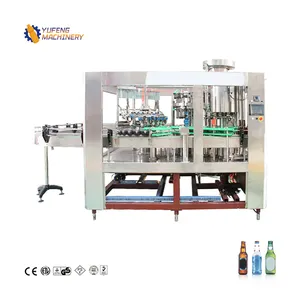 Máquina de enchimento de cerveja, alta rigididade, automática, 5000bph, máquina de enchimento