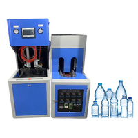 Machine de soufflage de bouteilles en PET semi-automatique de 500 ml, 1000 ml, 1500 ml fabriquée en Chine à bas prix