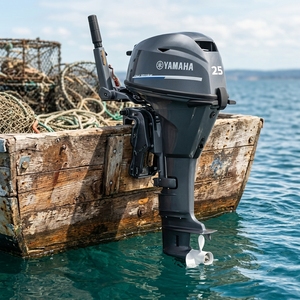 Nouveau moteur de bateau à essence 4 temps 25 CV refroidi par eau pour la pêche - Product Image 2
