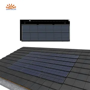 GAIN SOLAR透明ソーラーセル価格パネル効率部分透明ソーラー屋根タイルパネルBIPV