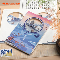 2025 nouveau Style A5 créativité cahier ensembles cadeaux graveur Laser bloc-notes promotionnel avec reliure thermique couverture en papier rigide