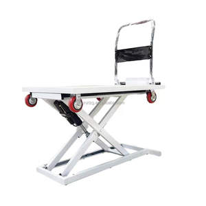 Chariot élévateur hydraulique pliant à ciseaux en acier ZLZG 350KG, transport électrique, <span class=keywords><strong>mobile</strong></span>, poussé à la main, hauteur de plateforme 2M, 2 personnes - Product Image 5