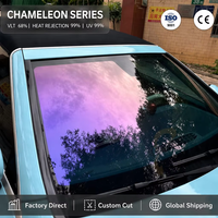Película para Ventanas PET Camaleón con Cambio de Color, Rechazo de Rayos UV del 99%, Rechazo de Rayos IR del 99%, Película de Protección Solar para Automóviles, Película Protectora para Parabrisas OEM XINHUI