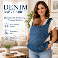 Haute qualité pur coton Double couche Indigo Denim diamant motif tissu pour bébé fronde porte-bébé et vêtements