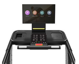 <span class=keywords><strong>Tapis</strong></span> <span class=keywords><strong>de</strong></span> <span class=keywords><strong>course</strong></span> électrique commercial <span class=keywords><strong>avec</strong></span> écran tactile, 3 écrans, inclinaison 0-25°, absorption des chocs, machine <span class=keywords><strong>de</strong></span> cardio-training pour salle <span class=keywords><strong>de</strong></span> sport - Product Image 2