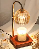 Kerzenwärmer-Lampe mit Dimmer und Timer, Elektrische Vintage-Lampe mit Dimmfunktion zum Wachsschmelzen für Heimdekoration, Schlafzimmer und als Geschenk