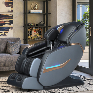 Fauteuil de massage de luxe 2025 Ai Music Shiatsu pour les pieds, massage complet du corps en 3D, zéro gravité, pression d'<span class=keywords><strong>air</strong></span>, pliable, meilleure qualité - Product Image 1