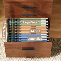Meuble de classement en bois à 3 tiroirs avec roulettes, design sous bureau, pour rangement de documents juridiques/lettres/A4, idéal pour le bureau à domicile