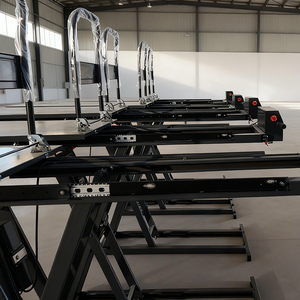 عربة نقل كهربائية هيدروليكية من HUOSHAN، عربة يدوية مسطحة بأربع عجلات من الفولاذ المقاوم للصدأ، مخصصة للبيوت الزجاجية، مصنعة حسب الطلب (OEM) - Product Image 4