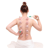 Baoyi Vente en gros 24 pièces Ensemble de massage par ventouses Thérapie par ventouses Appareil Machine Ventouses à aspiration Hijama