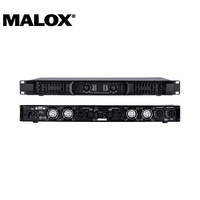 MALOX FP-14000 Amplificatore di Potenza Professionale a 2 Canali 14000W con Scocca in Metallo, Garanzia di 3 Mesi, Risposta in Frequenza 0Hz-20kHz