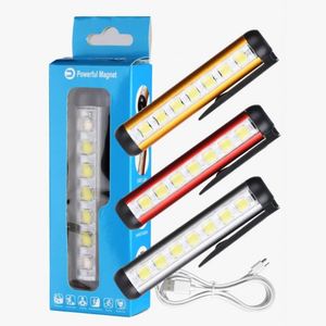 WOSEN New Mini XPE+7*P40 Light Built-in <b>14500</b> <b>Battery</b> with Magnet Pen Clip Type-C Charge LED Work Light Flashlight - Product Image 6