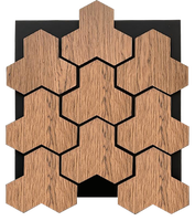 Panneau acoustique insonorisant de forme spéciale, sur mesure, en bois perforé, pour bureau, studio, mur et plafond