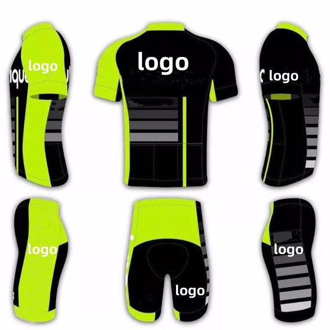 Personalized Sublimation Print Cycling Jersey Set