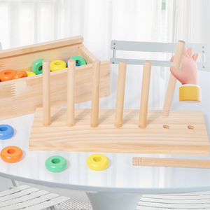 Nuevo Juguete Educativo, Juego <span class=keywords><strong>de</strong></span> Lanzamiento <span class=keywords><strong>de</strong></span> Anillos Coloridos, Entrenamiento <span class=keywords><strong>de</strong></span> Pensamiento, Ejercicio <span class=keywords><strong>de</strong></span> Habilidades Prácticas, Bloques <span class=keywords><strong>de</strong></span> Apilamiento Creativos para Niños - Product Image 6