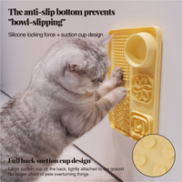 Tapis de léchage pour chien en silicone de qualité alimentaire, distributeur lent de friandises pour animaux, imperméable, portable, apaisant, anti-anxiété, pour le toilettage et le bain des chats