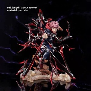 Figurine décorative en PVC de l'animation Spell Back War Knotweed Youren Hand Zero Black Flash Model, en boîte - Product Image 2